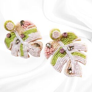 New! Anthro Leaf Drop Earrings